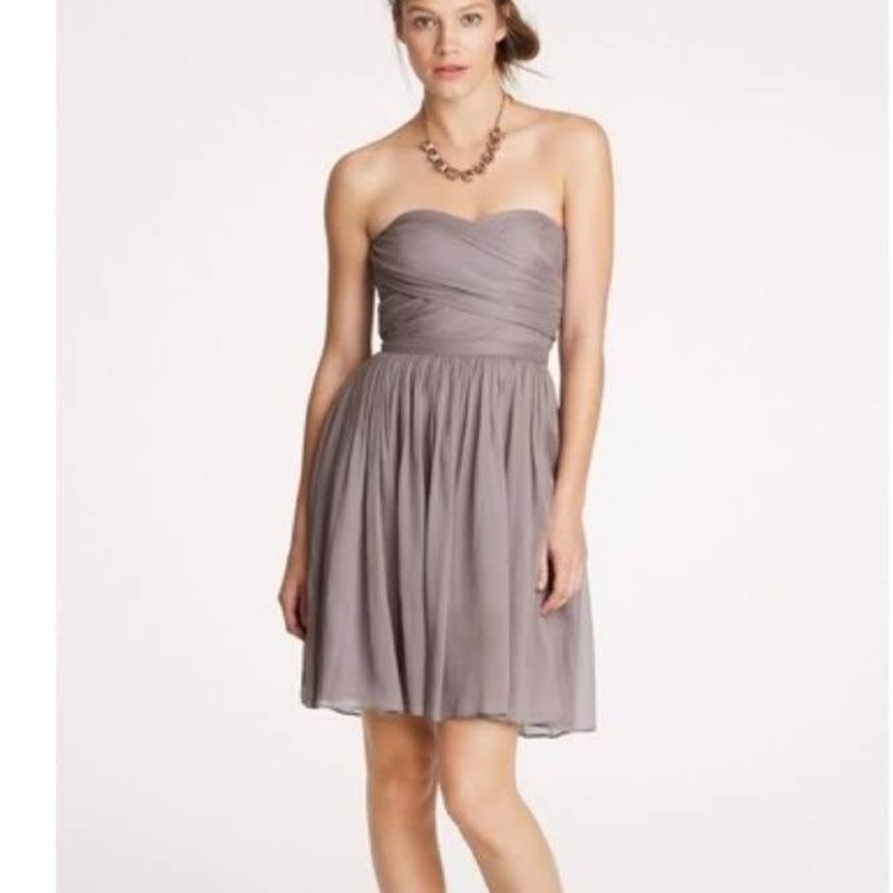 J. Crew Annabelle dress in silk chiffon, sz 6P